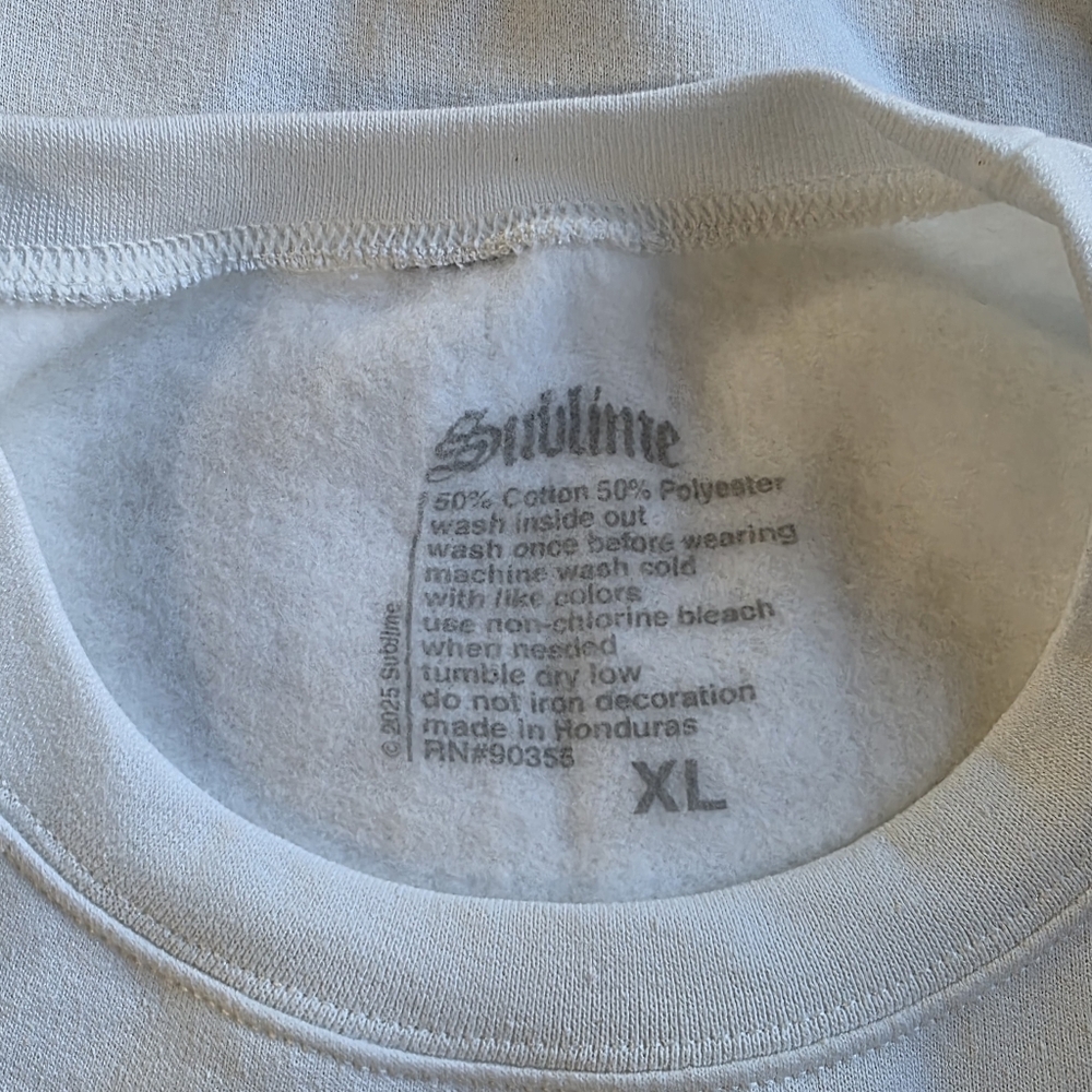 NWT Sublime Sun Logo Sweatshirt XL 90s Band Merch Graphic Pullover Unisex - Picture 12 of 15
